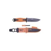 Cutit cu amnar BROWNING Ignite Black Orange, lama 10cm