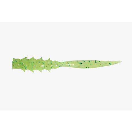 Vierme JACKALL Good Meal Skinny 3.8cm, Hot Lime/Glow Chartreuse, 8buc/plic