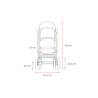 Carucior THULE Sleek Sibling Seat Grey Melange pentru 2 copii 