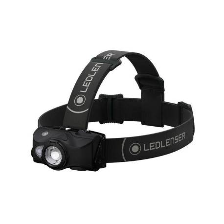 Lanterna frontala LEDLENSER MH8 Black 600 lumeni, acumulator, cablu USB