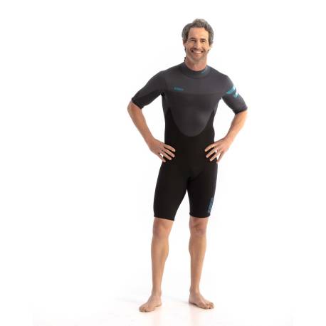 Costum neopren JOBE Perth 3/2mm Shorty Wetsuit Men Graphite Gray