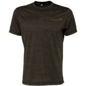 Tricou SAVAGE GEAR Fighter Stretch Burtn Olive Melange marimea S