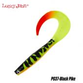 Naluca LUCKY JOHN Kubira Fire Tail 7", 18cm, culoare PG37 Black Pike