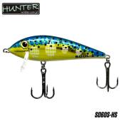 Vobler HUNTER Soul 6cm, 8g, Sinking, culoare Hot Steel