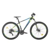 Bicicleta MTB-HT SPRINT Maverick 27.5, negru/albastru, cadru 440 mm