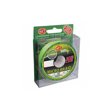 Fir textil WFT MICRO BRAID CHARTREUSE 150m, 0.03mm, 2.50kg