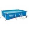 Piscina cu cadru metalic BESTWAY Steel Pro, 300x201xh66cm, sistem de filtrare inclus