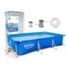 Piscina cu cadru metalic BESTWAY Steel Pro, 300x201xh66cm, sistem de filtrare inclus