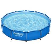 Piscina cu cadru metalic BESTWAY, 366x76cm, sistem de filtrare inclus