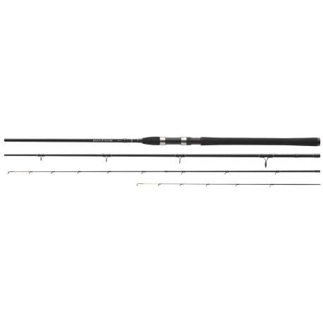 Lanseta DAIWA Black Widow Feeder 2.70m, 80g, 3 tronsoane + 2 varfuri