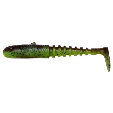 SAVAGE GEAR Gobster Shad 11.5cm, 16g, culoare Chartreuse Pumpkin 5buc/plic