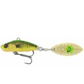 Spinner bait SAVAGE GEAR 3D Sticklebait Tailspin 6.5cm, 9g, culoare Firetiger