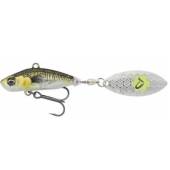 Spinner bait SAVAGE GEAR 3D Sticklebait Tailspin 6.5cm, 9g, culoare Green Silver Ayu