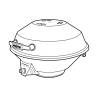 Gratar / aragaz MAGMA Original Size Marine Kettle A10-207-3, 33cm