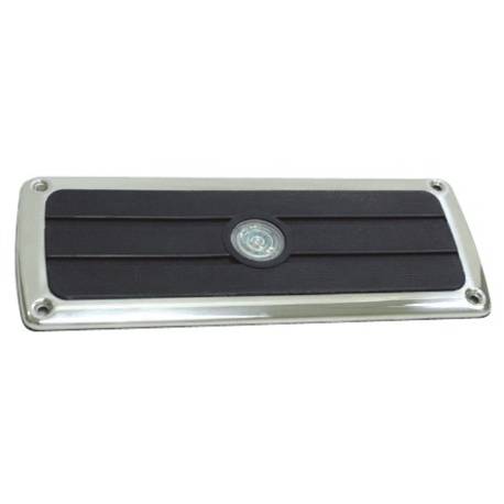 Platforma anti-alunecare suport picioare scaun barca OSCULATI, inox, 21.3x5.7cm