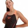 Costum inot femei Speedo Medley Medalist negru portocaliu