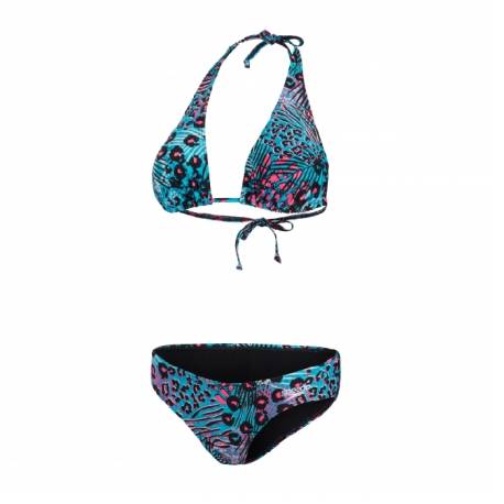 Costum de inot pentru femei - Speedo Triangle, albastru/negru, marimea 34