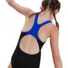 Costum inot fete - SPEEDO Digital Placement, negru/albastru, 9-10