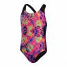 Costum inot fete - SPEEDO Digital Placement, negru/roz, 15-16