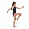 Costum inot fete Speedo Plastisol, negru, 11-12 ani