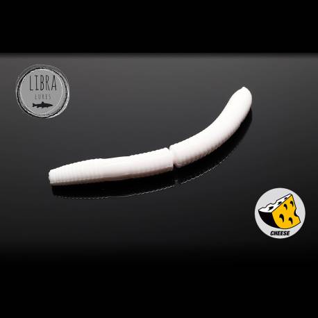 Naluci soft LIBRA Fatty D'Worm 6.5cm, culoare 001, 10buc/borcan