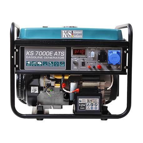 Generator curent Konner & Sohnen KS 7000E-ATS, 5.5kW, monofazat, AVR, benzina, 13CP