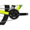 Bicicleta MBT-HT ROCK MACHINE Torrent 20-29 29'' - Galben Fluo/Negru/Albastru Petrol, L-19