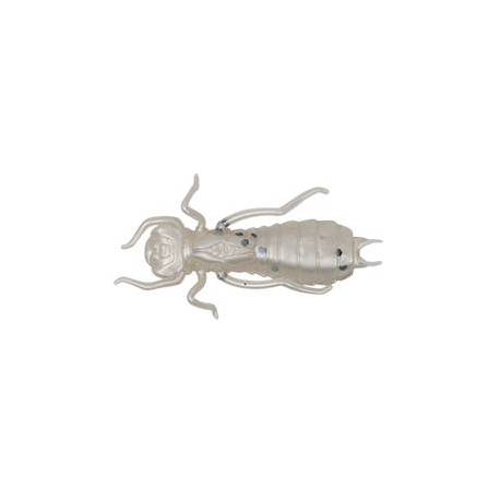 Naluca siliconica WIZARD LARVA 3.5cm, culoare 001, 6 buc/plic