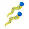 Jucarii piscina copii - Speedo Turtle Dive Balls, galben/albastru