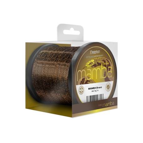 Fir monofilament DELPHIN Mamba Carp Bronz 0.26mm 5.2kg 300m