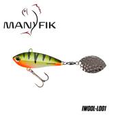 Spinnertail MANYFIK IWO OL 14g 4.5cm culoare L001 Perch