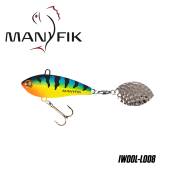 Spinnertail MANYFIK IWO OL 8g 3.5cm culoare L008 Blue Tiger