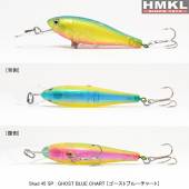 Vobler HMKL SHAD 45SP, 4.5cm, 2.8g, culoare Ghost Blue Chartreuse