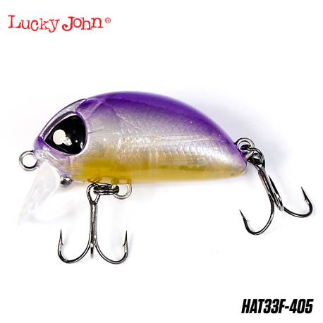 Vobler LUCKY JOHN Haira Tiny Shallow 33F, 3.3cm, 4g, culoare 405