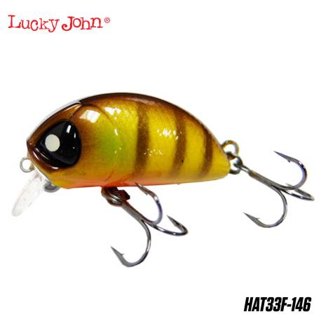 Vobler LUCKY JOHN Haira Tiny Shallow 33F, 3.3cm, 4g, culoare 146