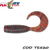Grub RELAX TWISTER Standard 3cm culoare TS520, 8buc/blister