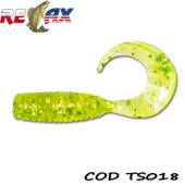 Grub RELAX TWISTER Standard 4cm, culoare TS018, 8buc/blister