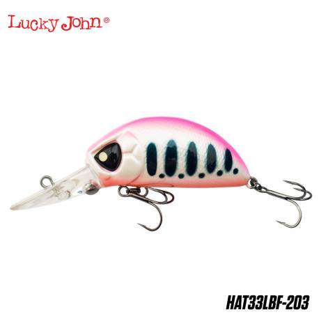 Vobler LUCKY JOHN Haira Tiny Plus One 33LBF, 3.3cm, 4g, culoare 203