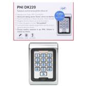 Tastatura control acces PNI DK220, stand alone, exterior si interior, IP65, cu 2 relee