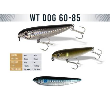 Vobler HERAKLES WT DOG 85, 8.5cm, 9.5g, Blue Fish