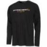 Tricou SAVAGE GEAR Signature Logo Long Sleeve Black Caviar XXL