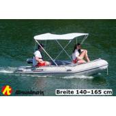 Bimini top ALLROUNDMARIN Sunworld 2, alb, 140-165cm