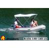 Bimini top ALLROUNDMARIN Sunworld 2, alb, 140-165cm