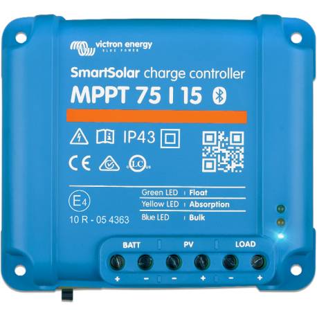 Incarcator solar 12V 24V 15A SmartSolar MPPT 75/15 - VICTRON Energy