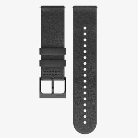 Curea de piele pentru ceas SUUNTO Urban 6 All Black M 22mm