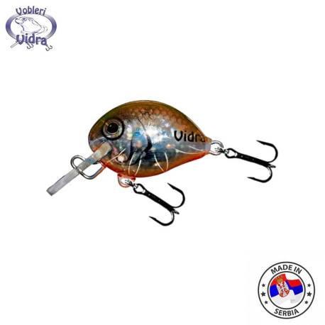 Vobler VIDRA LURES Atomic Chub 2.8cm, 5g, Sinking, culoare BRH (holo)