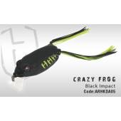 Broasca HERAKLES Crazy Frog 7cm, 13g, culoare Black Impact