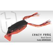 Broasca HERAKLES Crazy Frog 7cm, 13g, culoare Red Devil