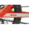 Bicicleta copii 4-6 ani MARS M1601C cu roti ajutatoare, roti 16", rosu/alb