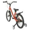 Bicicleta copii 4-6 ani MARS M1601C cu roti ajutatoare, roti 16", rosu/alb